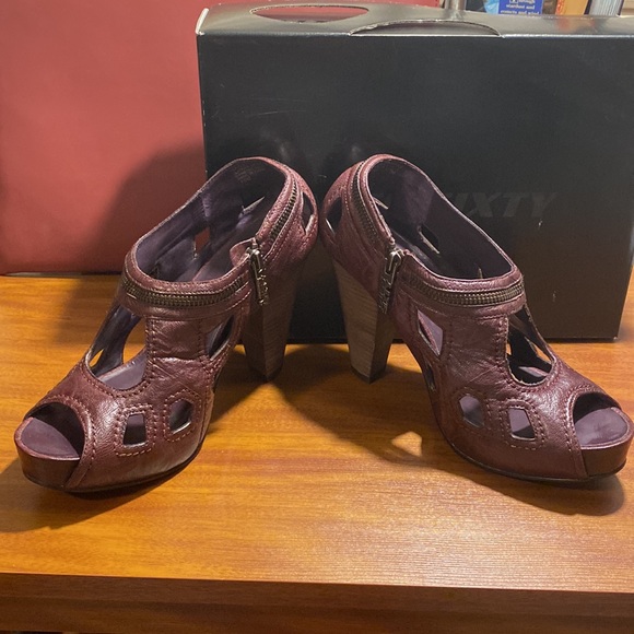 Miss Sixty • “Hailey” Purple Blocked Peep Toe heels - Picture 5 of 14